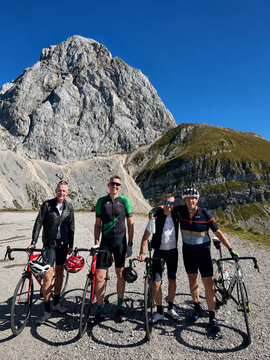 The Mangart saddle at 2,055 metres, western Julian Alps beyond
